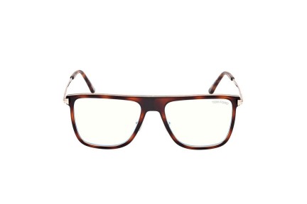 Brillen Tom Ford FT5944-B 056 Flat Top Havanna