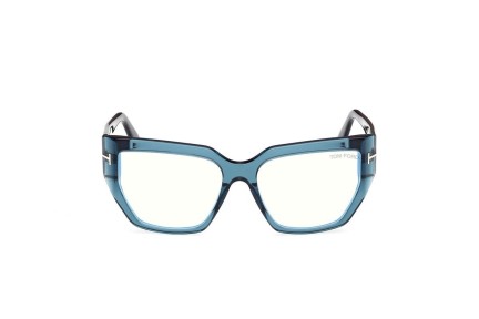 Brillen Tom Ford FT5951-B 092 Quadratisch Blau