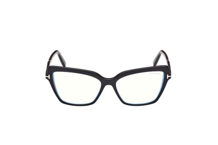 Glasses Tom Ford FT5948-B 001 Cat Eye Schwarz