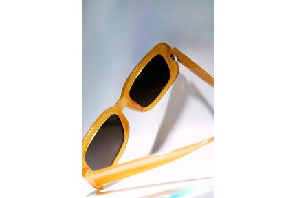 Sunglasses OiO by eyerim Itri Crystal Caramel Rechteck Braun