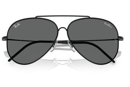 Sonnenbrille Ray-Ban Aviator Reverse x Lenny Kravitz RBR0101S 002/GR Pilot Schwarz