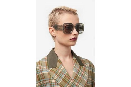 Sunglasses Etro ETRO0015/S 1ED/IR Quadratisch Grün