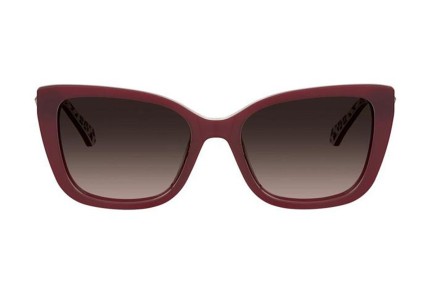 Sonnenbrille Love Moschino MOL073/S WGX/HA Rechteck Rot