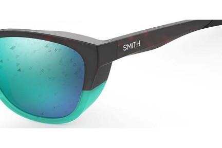 Sonnenbrille Smith SHOAL LJT/QG Polarized Rund Havanna