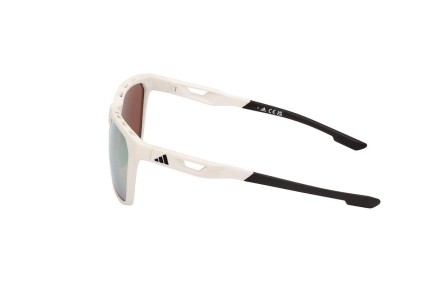 Sonnenbrille Adidas Sport SP0091 21G Rechteck Weiß