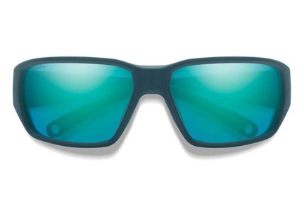 Sunglasses Smith HOOKSET FJM/QG Polarized Rechteck Blau