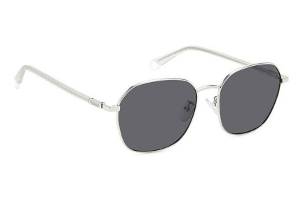 Sonnenbrille Polaroid PLD4168/G/S/X 010/M9 Polarized Rechteck Silber