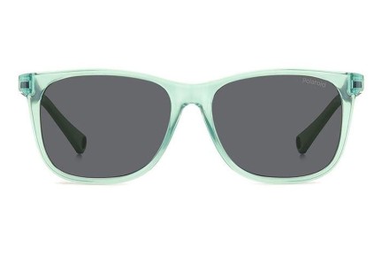 Sonnenbrille Polaroid Junior PLD8058/S 1ED/M9 Polarized Rechteck Grün