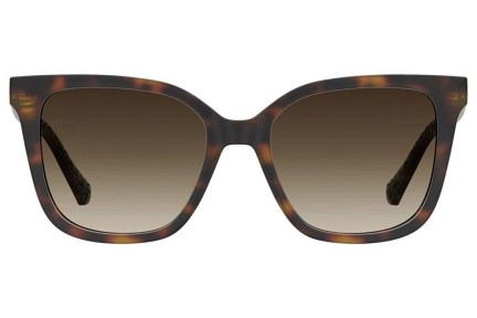 Sonnenbrille Love Moschino MOL077/S 05L/HA Rechteck Havanna