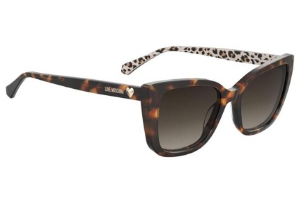 Sunglasses Love Moschino MOL073/S H7P/HA Rechteck Havanna