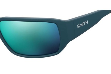 Sonnenbrille Smith HOOKSET FJM/QG Polarized Rechteck Blau