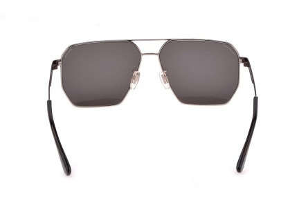 Sonnenbrille Police SPLL79 A75P Polarized Rechteck Schwarz