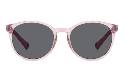 Sonnenbrille Polaroid Junior PLD8059/S 35J/M9 Polarized Rund Rosa