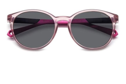 Sonnenbrille Polaroid Junior PLD8059/S 35J/M9 Polarized Rund Rosa