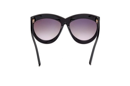 Sunglasses Tom Ford FT1112 01B Cat Eye Schwarz