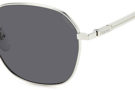 Sonnenbrille Polaroid PLD4168/G/S/X 010/M9 Polarized Rechteck Silber