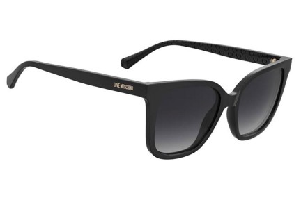 Sunglasses Love Moschino MOL077/S 807/9O Rechteck Schwarz