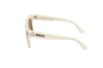 Sonnenbrille Emilio Pucci EP0222 21E Quadratisch Weiß