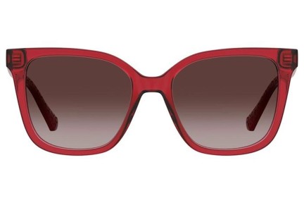 Sonnenbrille Love Moschino MOL077/S C9A/HA Rechteck Rot