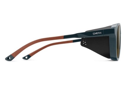 Sonnenbrille Smith VENTURE S9W/L5 Polarized Rund Blau