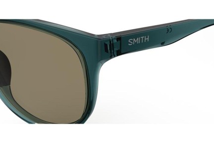 Sonnenbrille Smith LAKESHASTA QM4/L7 Polarized Rund Blau