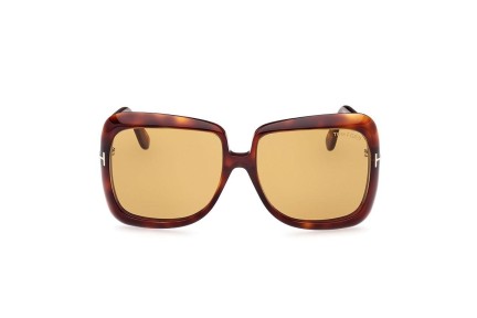 Sonnenbrille Tom Ford FT1156 52E Rechteck Havanna