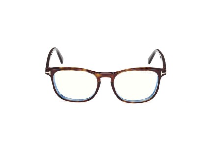 Glasses Tom Ford FT5960-B 052 Rechteck Havanna