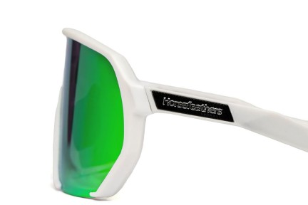 Sonnenbrille Horsefeathers Archie AM219D Monoscheibe | Shield Weiß