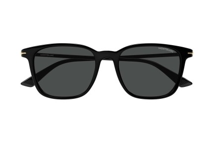 Sonnenbrille Mont Blanc MB0338S 001 Rechteck Schwarz