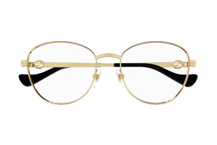 Glasses Gucci GG1601O 001 Rund Gold