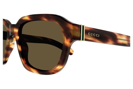 Sonnenbrille Gucci GG1508S 002 Rechteck Havanna