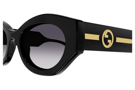 Sunglasses Gucci GG1553S 001 Oval Schwarz