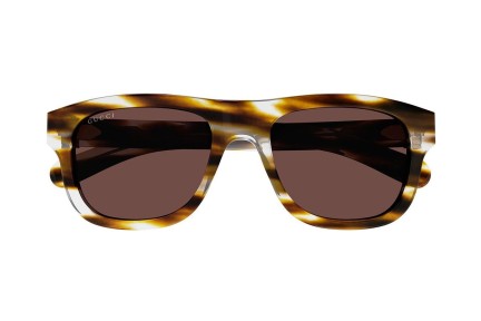 Sonnenbrille Gucci GG1509S 003 Rechteck Havanna