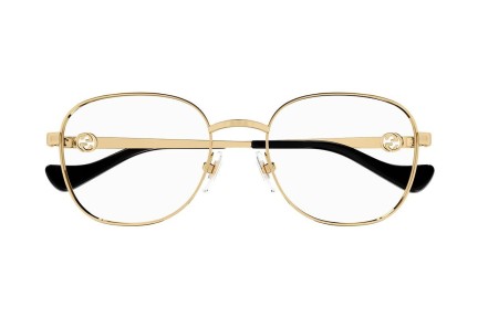 Glasses Gucci GG1602O 001 Rund Gold