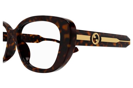 Glasses Gucci GG1559OK 002 Rechteck Havanna