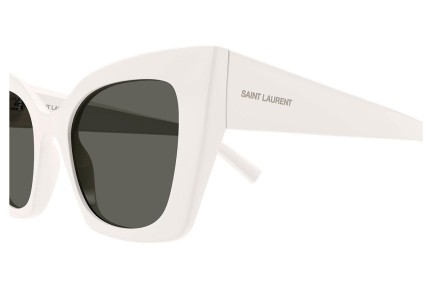 Sonnenbrille Saint Laurent SL552 009 Cat Eye Weiß