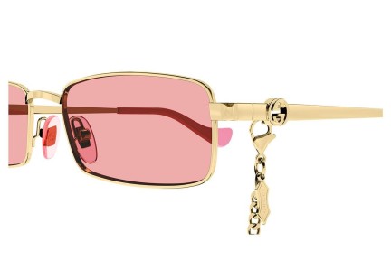 Sunglasses Gucci GG1600S 004 Quadratisch Gold