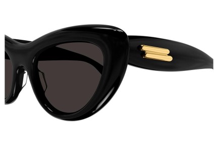 Sonnenbrille Bottega Veneta BV1282S 001 Cat Eye Schwarz