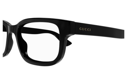 Glasses Gucci GG1584O 005 Quadratisch Schwarz