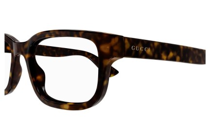 Glasses Gucci GG1584O 006 Quadratisch Havanna