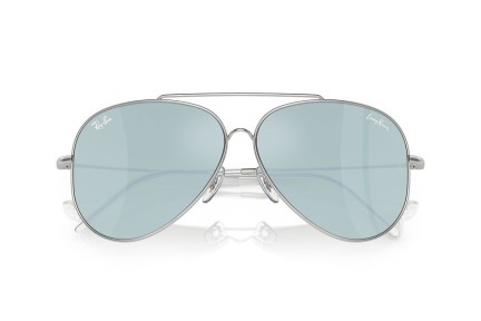 Sonnenbrille Ray-Ban Aviator Reverse x Lenny Kravitz RBR0101S 003/30 Pilot Silber