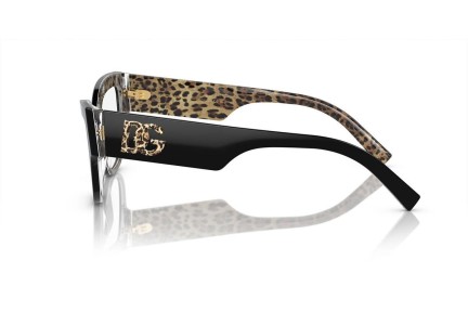 Glasses Dolce & Gabbana DG3378 3299 Cat Eye Schwarz