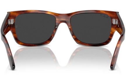 Sonnenbrille Ray-Ban Carlos RB0947S 954/48 Polarized Rechteck Havanna