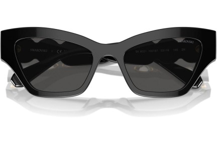 Sonnenbrille Swarovski SK6021 100187 Cat Eye Schwarz