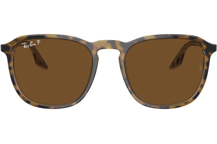 Sonnenbrille Ray-Ban RB2203 139357 Polarized Quadratisch Havanna