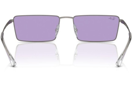 Sonnenbrille Ray-Ban RB3741 004/1A Rechteck Grau