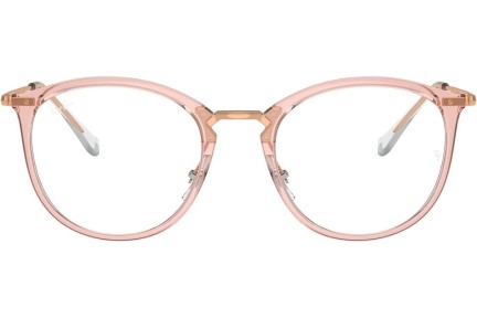 Brillen Ray-Ban RX7140 8335 Rund Rosa