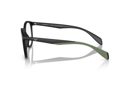 Glasses Emporio Armani EA4211 50011W Rund Schwarz