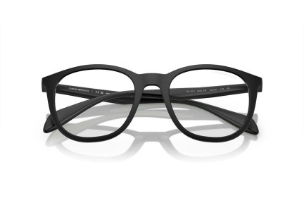 Glasses Emporio Armani EA4211 50011W Rund Schwarz