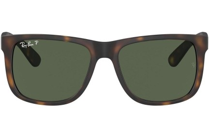 Sonnenbrille Ray-Ban Justin RB4165 865/9A Polarized Quadratisch Havanna